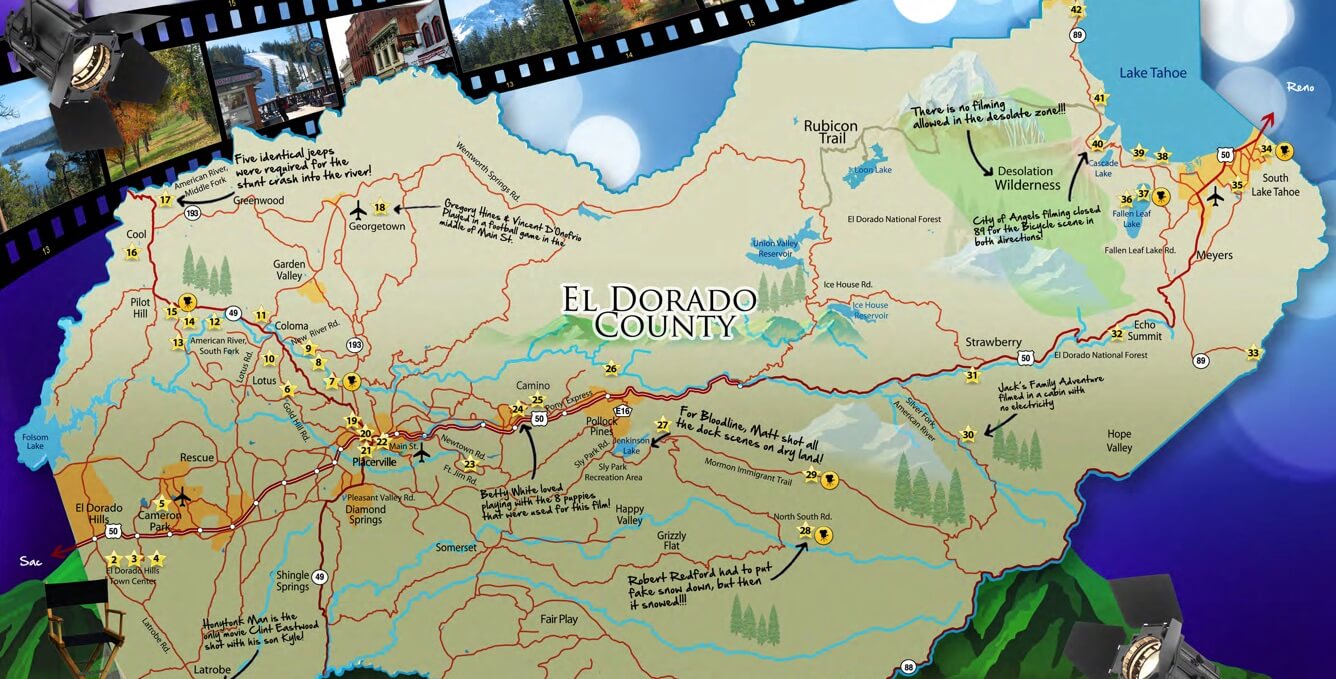 El Dorado County Film Map
