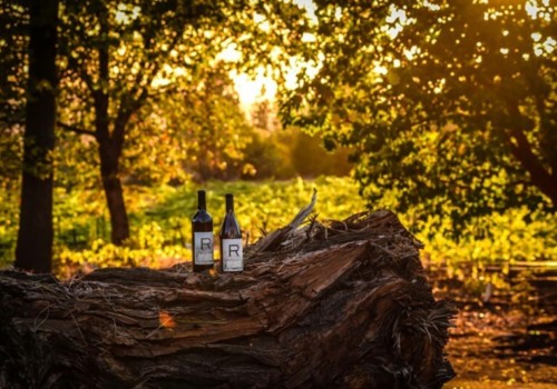 el dorado county wine on a log