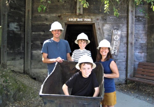 Family at Gold Bug Mine, El Dorado County