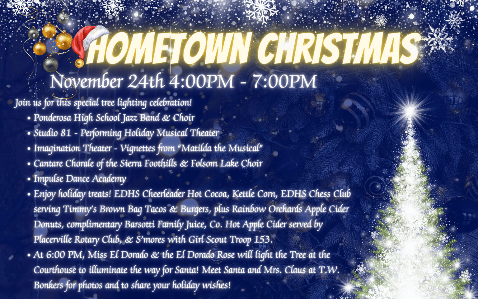 Hometown Christmas Visit El Dorado