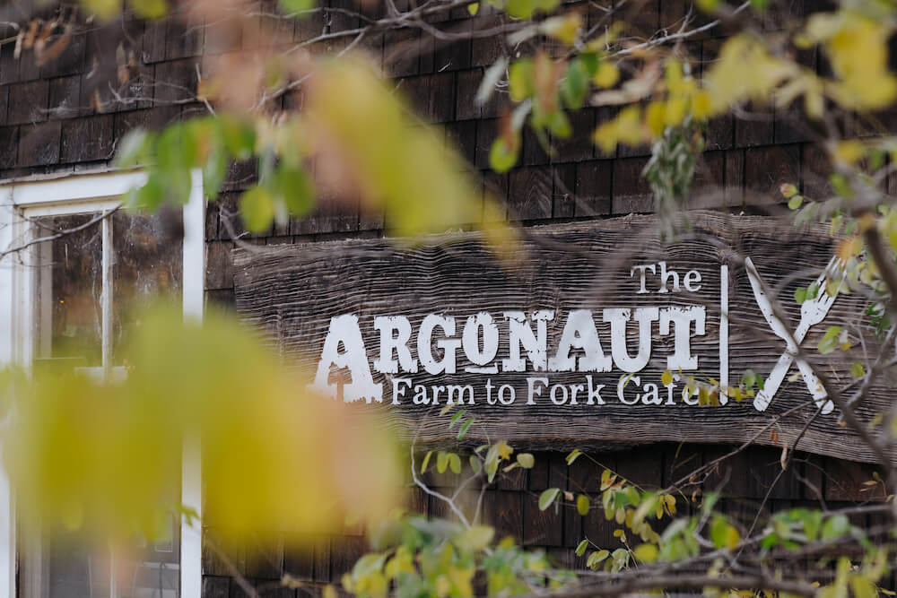 Argonaut Farm to Fork Cafe exterior, El Dorado County